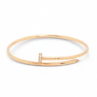 カルティエ ジュストアンクル SM ダイヤ ブレスレット 750(PG) 10.0g 19