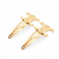 セリーヌ トリオンフ ヘアクリップ GP ゴールド