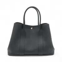 エルメス ガーデンパーティ36 PM ネゴンダ ブラック シルバー金具 B:2023年