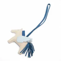 エルメス ロデオチャームPM W刻印：2024 チャーム アニョーミロ×スイフト クリーム クレ×ブルーフランス×ブルーブリュム