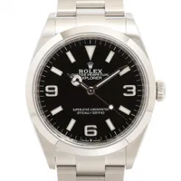 ロレックス エクスプローラー36 124270 SS SS AT ブラック文字盤 あまりごま1