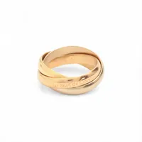 カルティエ トリニティ リング 750(YG×PG×WG) 8.4g 54 A4335148｜中古