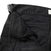 セリーヌ エディ期 コットン×リネン カーゴパンツ 46 メンズ ブラック 