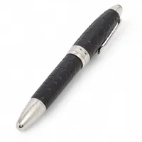 モンブラン マイスターシュテュック グレートマスターズ ボールペン アリゲーター×メタル ブラック×シルバー MBNL3LW94 青インク ケース付属