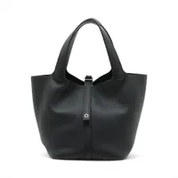 エルメス ピコタンロック22 MM トリヨンクレマンス ブラック シルバー金具 K:2025年