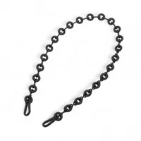 ロエベ ドーナツ チェーン ショルダーストラップ メタル ブラック