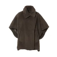 マックスマーラ テディベア アルパカ ケープ UNICA レディース グリーン  TEBE1 スレ有