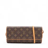 ヴィトン モノグラム ポシェットツインGM M51852 ブラウン
