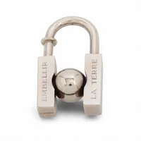 エルメス カデナ L'HOMME Peut EMBELLIR LA TERRE 2001 チャーム メタル シルバー