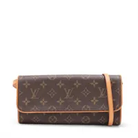 ヴィトン モノグラム ポシェットツインGM M51852 ブラウン