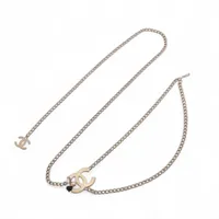 シャネル ココマーク 05A チェーンベルト メタル×フェイクパール