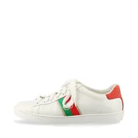 グッチ エース レザー スニーカー 37 レディース ホワイト 645767 インターロッキングG