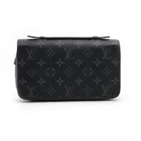 ヴィトン モノグラムエクリプス ジッピーXL M61698 ブラック ラウンドジップウォレット RFID反応あり