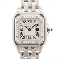 カルティエ パンテール ドゥ カルティエ SM W4PN0007 SS SS QZ シルバー文字盤