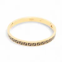 フェンディ FFロゴ バングル GP ゴールド