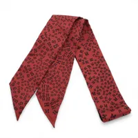 エルメス アルファベット ツイリー シルク レッド