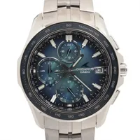 カシオ オシアナス マンタ RETRO TONE COLLECTION OCW-S7000RA-2AJF TI TI ソーラー ブルーグラデーション文字盤