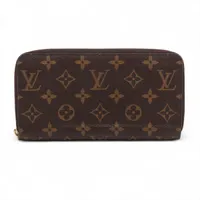 ヴィトン モノグラム ジッピーウォレット M42616 ブラウン ラウンドジップウォレット RFID反応あり