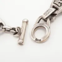 ジャスティンデイビス クラウン ブレスレット 925 61.2g SML QE SBJ118