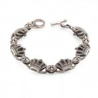 Justin Davis Crown Bracelet 925 61.2g SML QE SBJ118 A4338459｜Pre