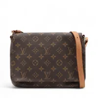 ヴィトン モノグラム ミュゼットタンゴ M51257 ブラウン