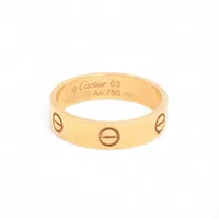 カルティエ ラブ リング 750(YG) 7.0g 63