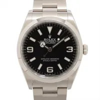 ロレックス エクスプローラー36 124270 SS SS AT ブラック文字盤