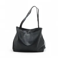 バレンシアガ ロデオ レザー トートバッグ ブラック 827664