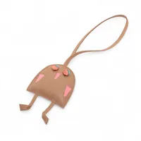 エルメス プティアッシュ チャーム アニョーミロ ブラウン フクロウ