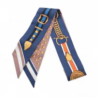 エルメス ツイリー Grand Tralala グラン トゥラララ スカーフ シルク マロン