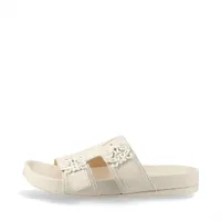 ロエベ アナグラム レザー サンダル 36 レディース アイボリー 932309