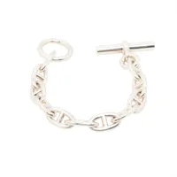 エルメス シェーヌダンクルGM 2022 ブレスレット 11コマ 925 59.8g シルバー