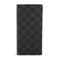 ヴィトン ダミエ ポルトフォイユ ブラザ N62665 ブラック ロングウォレット