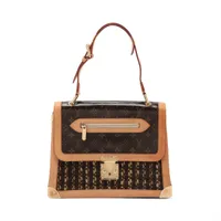 ヴィトン モノグラム ツイード ツィーディジップ M92821 ブラウン