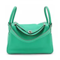 エルメス リンディ30 ヴェルソ トリヨンクレマンス ミントxトゥルティエールグレー シルバー金具 □P:2012年