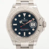 ロレックス ヨットマスター40 116622 PT×SS SS AT ブルー文字盤 あまりごま1