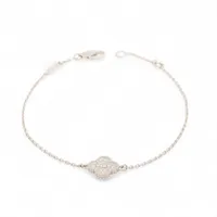 ヴァンクリーフ&アーペル スウィートアルハンブラ ダイヤ ブレスレット 750(WG) 2.3g