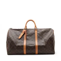 ヴィトン モノグラム キーポル55 M41424 ブラウン