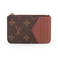 ヴィトン モノグラム ポルト カルト ロミー M81880 ブラウン カードケース RFID反応あり