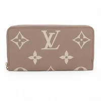 ヴィトン バイカラーモノグラムアンプラント ジッピーウォレット M69794 トゥルトレールクレーム ラウンドジップウォレット RFID反応あり