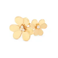 ヴァンクリーフ&アーペル フリヴォル アントレ レ ドア ダイヤ リング 750(YG) 11.8g 52 VCARPJMD52