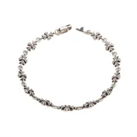 クロムハーツ タイニーECHプラス ブレスレット 925×14K 11.2g 13リンク