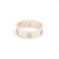 カルティエ ラブ リング 750(WG) 9.9g 63