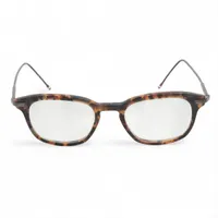 トムブラウン メガネ 49□21 プラスチック×メタル ブラウン×ブラック TB-704-B