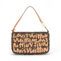 ヴィトン モノグラムグラフィティ ポシェットアクセソワール M92193 ブラウン