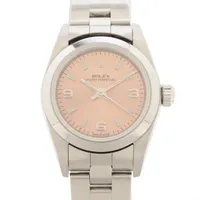 ロレックス オイスターパーペチュアル24 76080 SS SS AT ピンク文字盤 あまりごま1