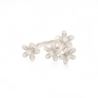 ヴァンクリーフ&アーペル ソクラテス アントレ レ ドア ダイヤ リング 750(WG) 6.4g 51