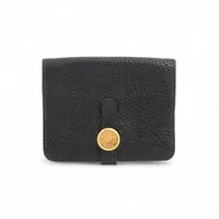 エルメス ドゴン トゴ コインケース ブラック ゴールド金具 □F:2002年