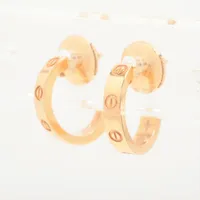 カルティエ ミニラブ ピアス 750(PG) 3.5g