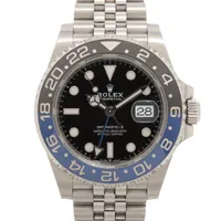 ロレックス GMTマスターⅡ 126710BLNR SS SS AT ブラック文字盤